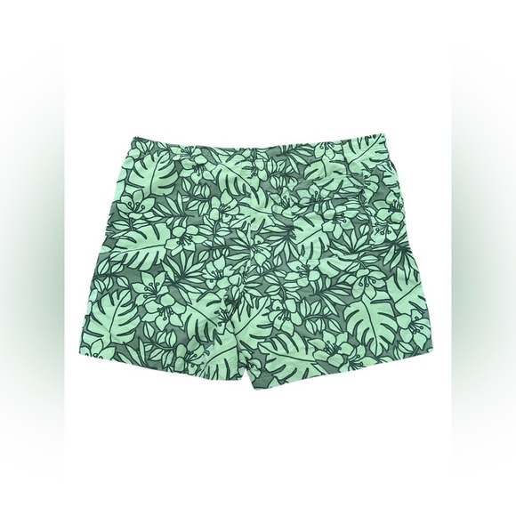 L.L Bean green floral swim trunks - Picture 4 of 4